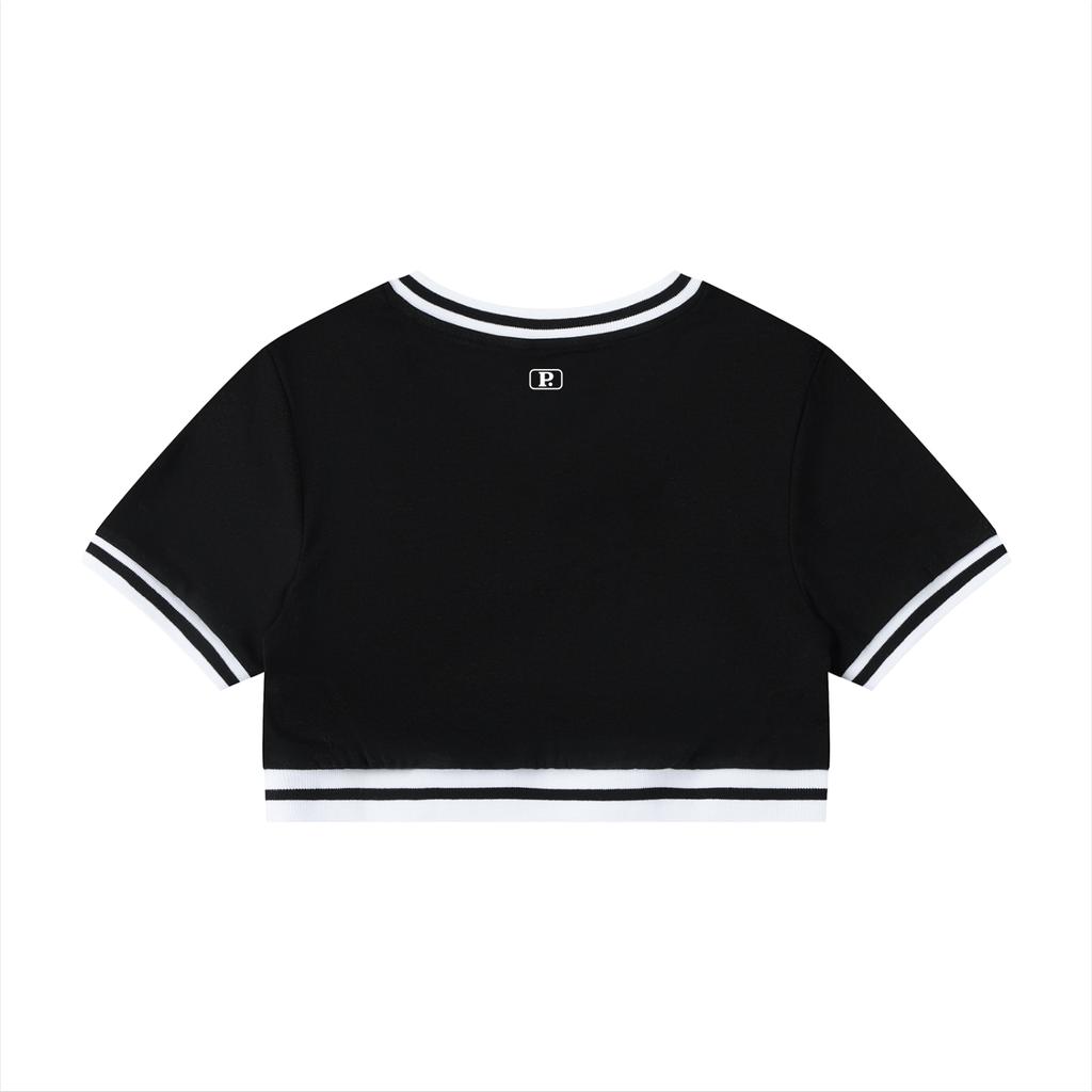 Possible Golf V-Neck Crop Tee