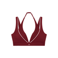 Possible Golf Haltered Neck Striped Bra