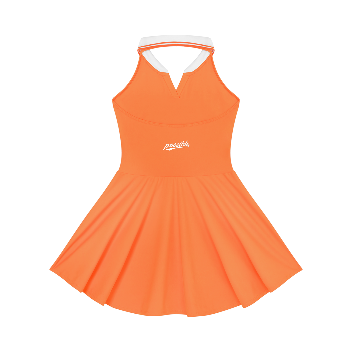 Possible Golf Collard Haltered A-Line Golf Dress