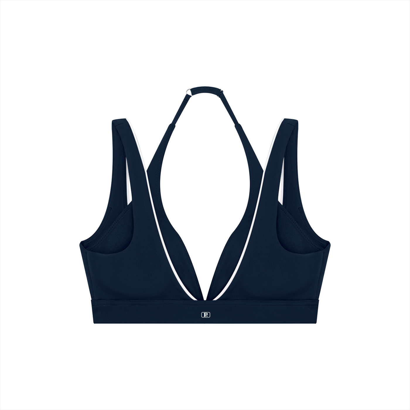 Possible Golf Haltered Neck Striped Bra