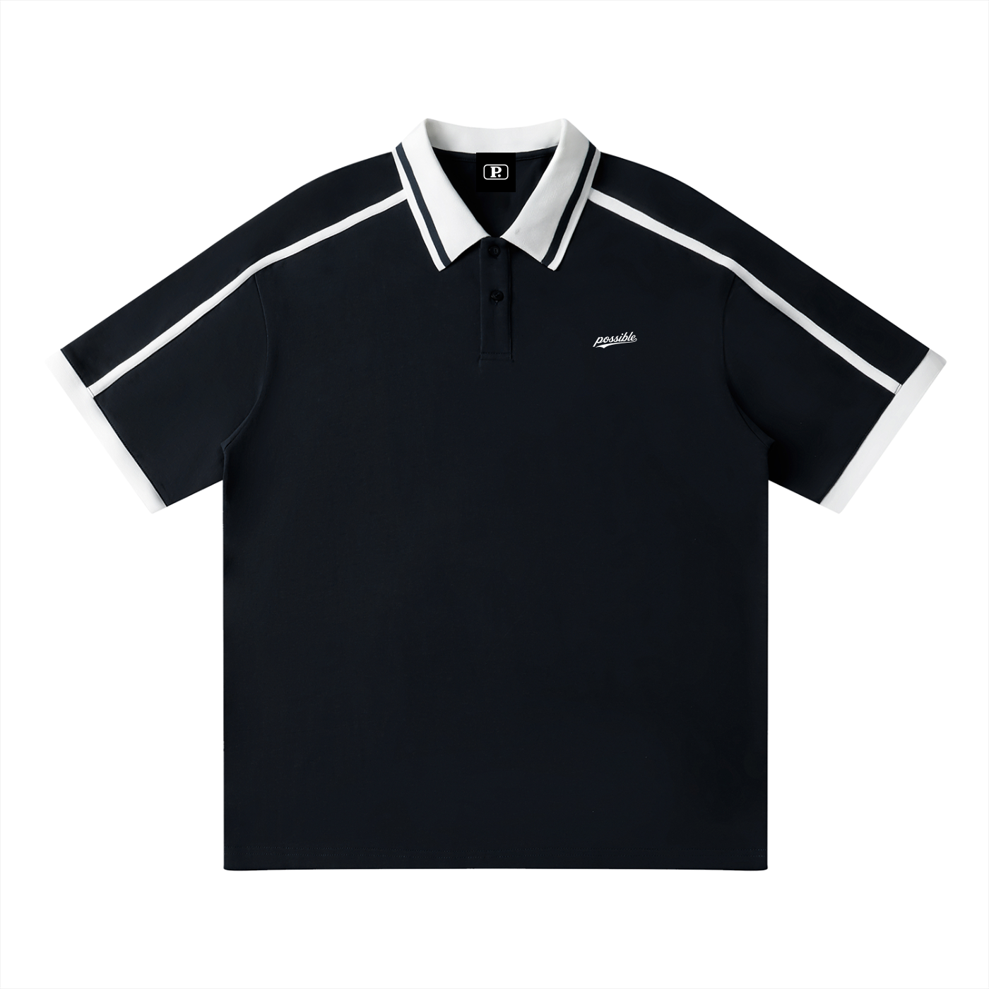 Possible Golf Striped Polo