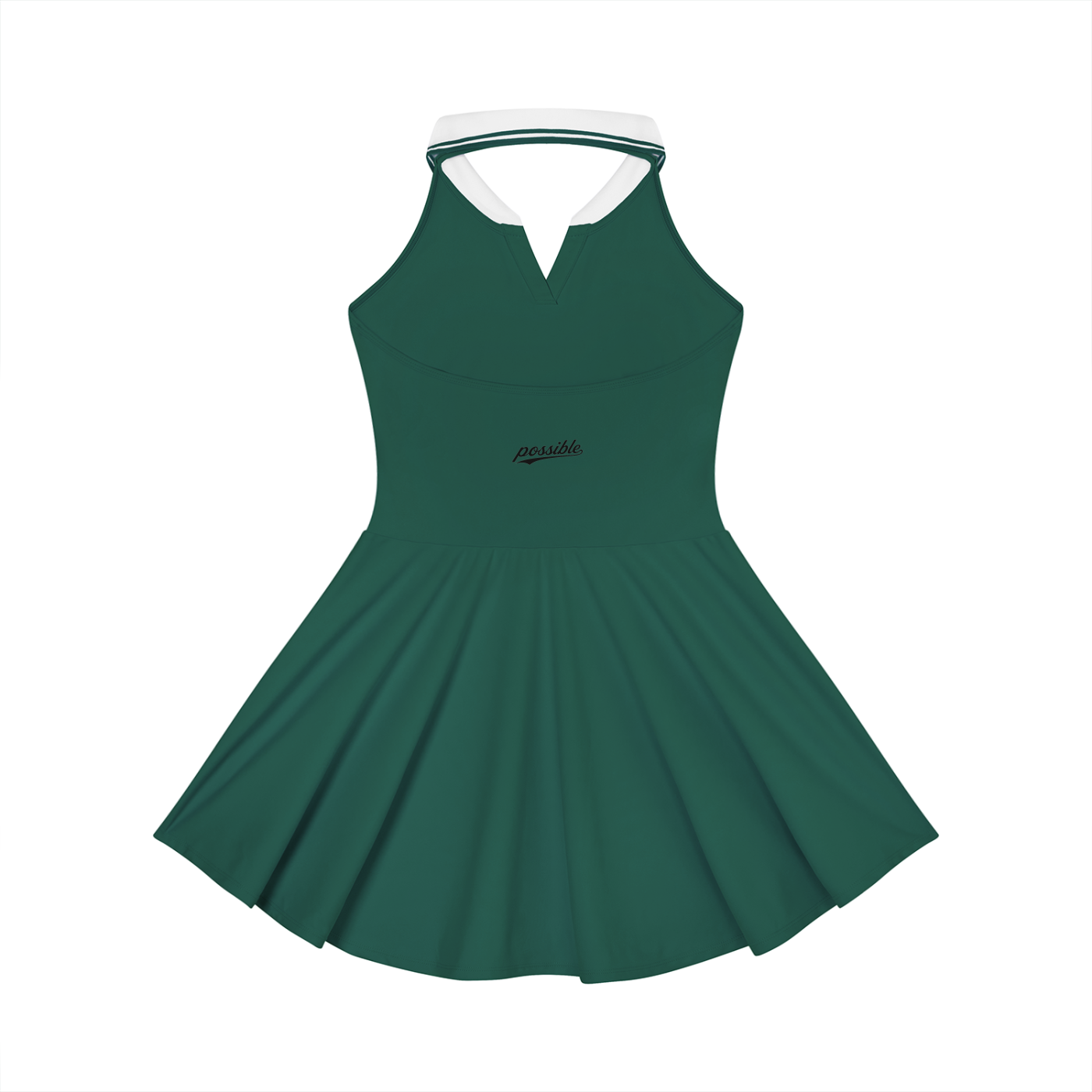 Possible Golf Collard Haltered A-Line Golf Dress