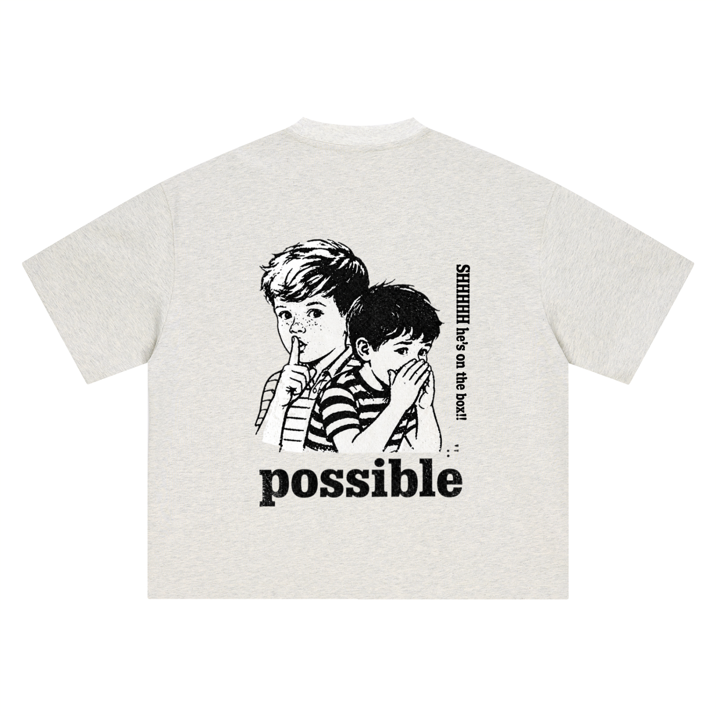 Boxy Shhhh Tee