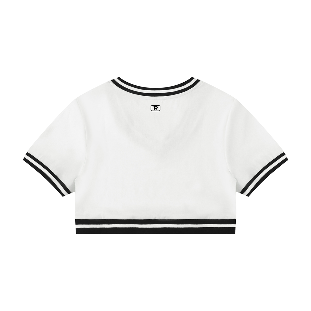 Possible Golf V-Neck Crop Tee