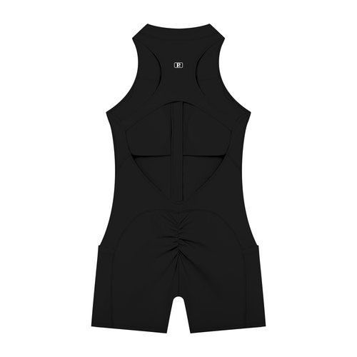Women’s Half-Zip Yoga Romper