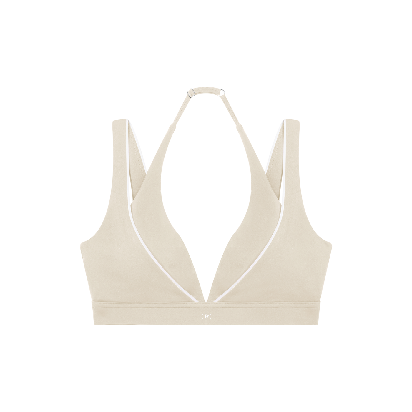 Possible Golf Haltered Neck Striped Bra