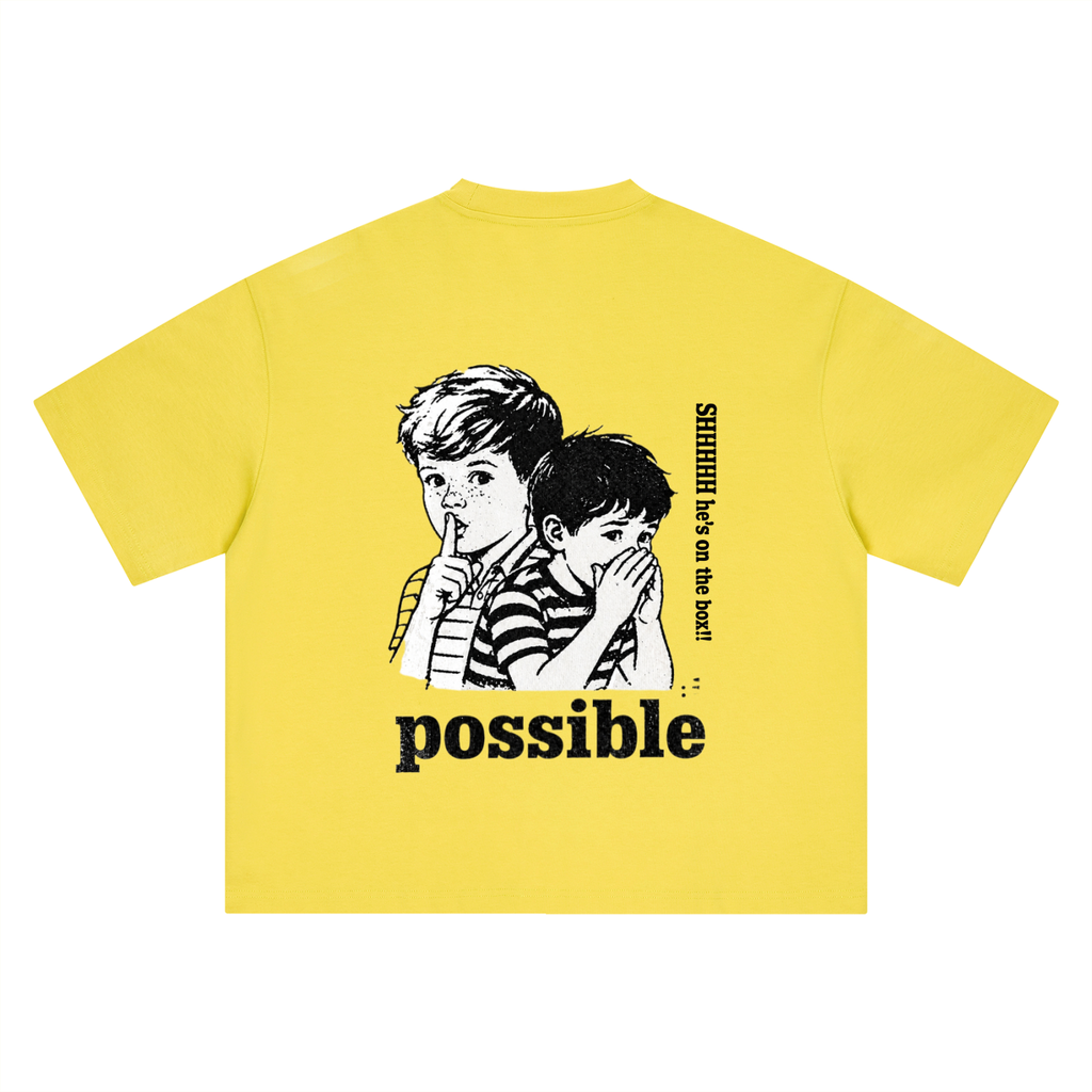 Boxy Shhhh Tee