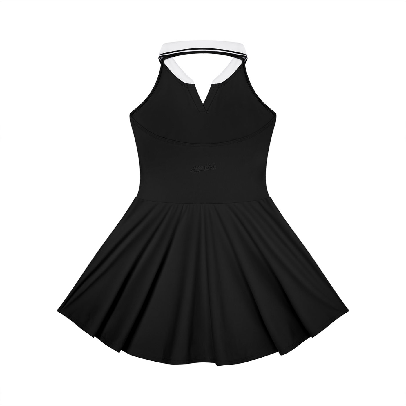 Possible Golf Collard Haltered A-Line Golf Dress