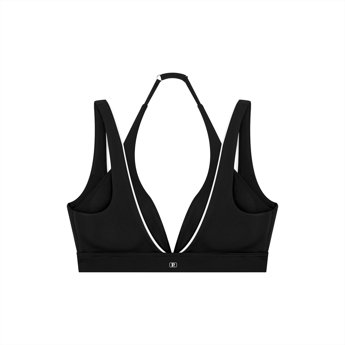 Possible Golf Haltered Neck Striped Bra