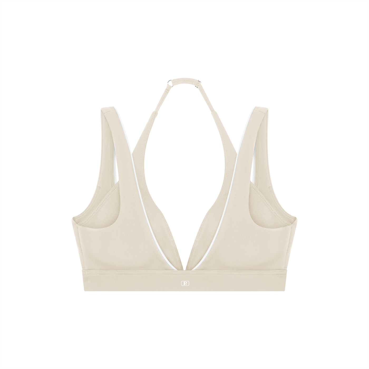 Possible Golf Haltered Neck Striped Bra