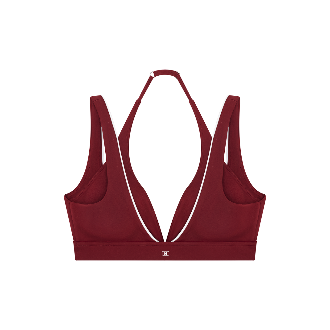 Possible Golf Haltered Neck Striped Bra