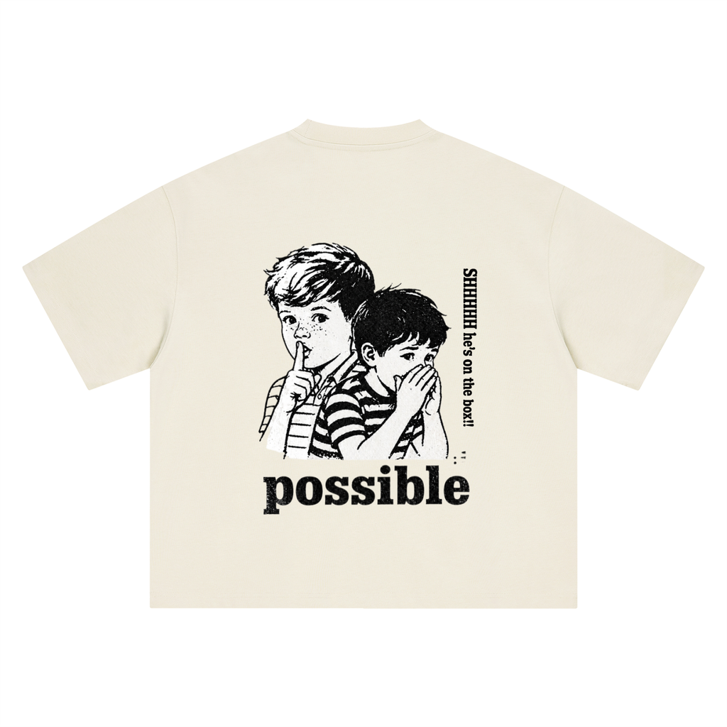 Boxy Shhhh Tee
