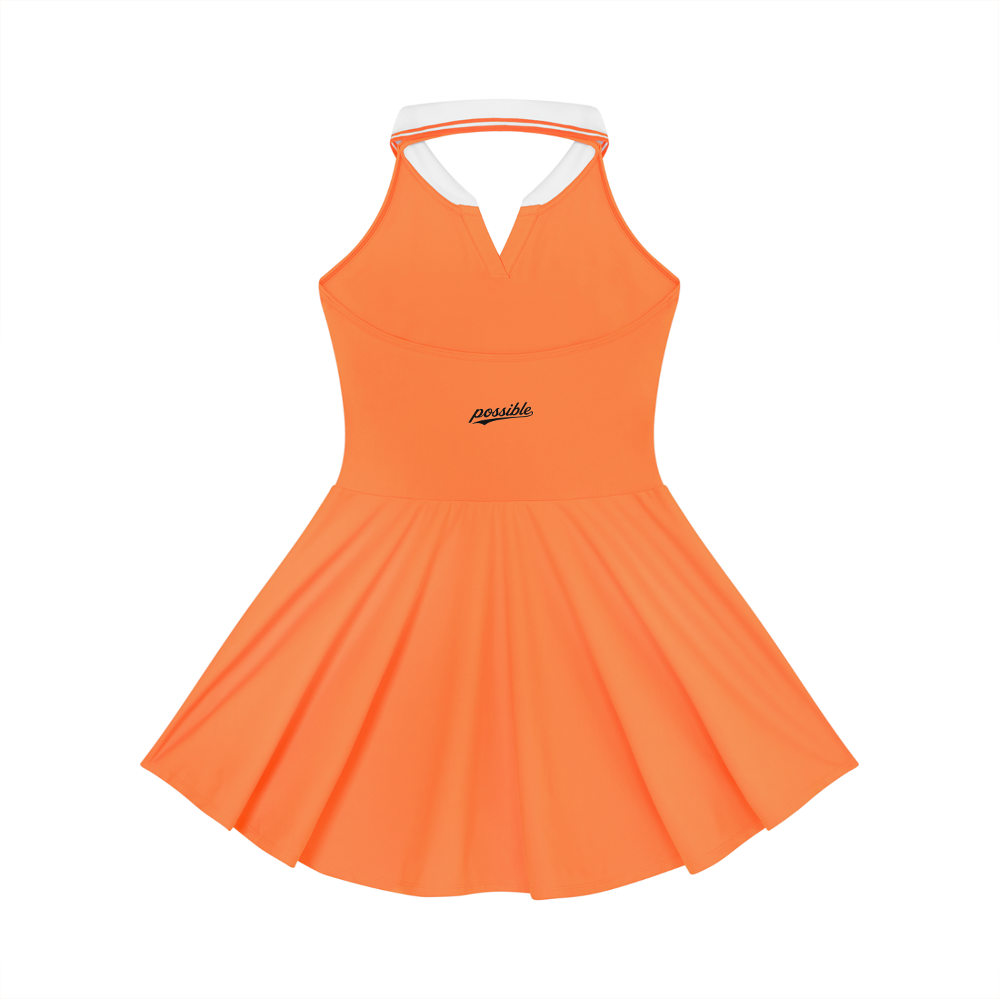 Possible Golf Collard Haltered A-Line Golf Dress