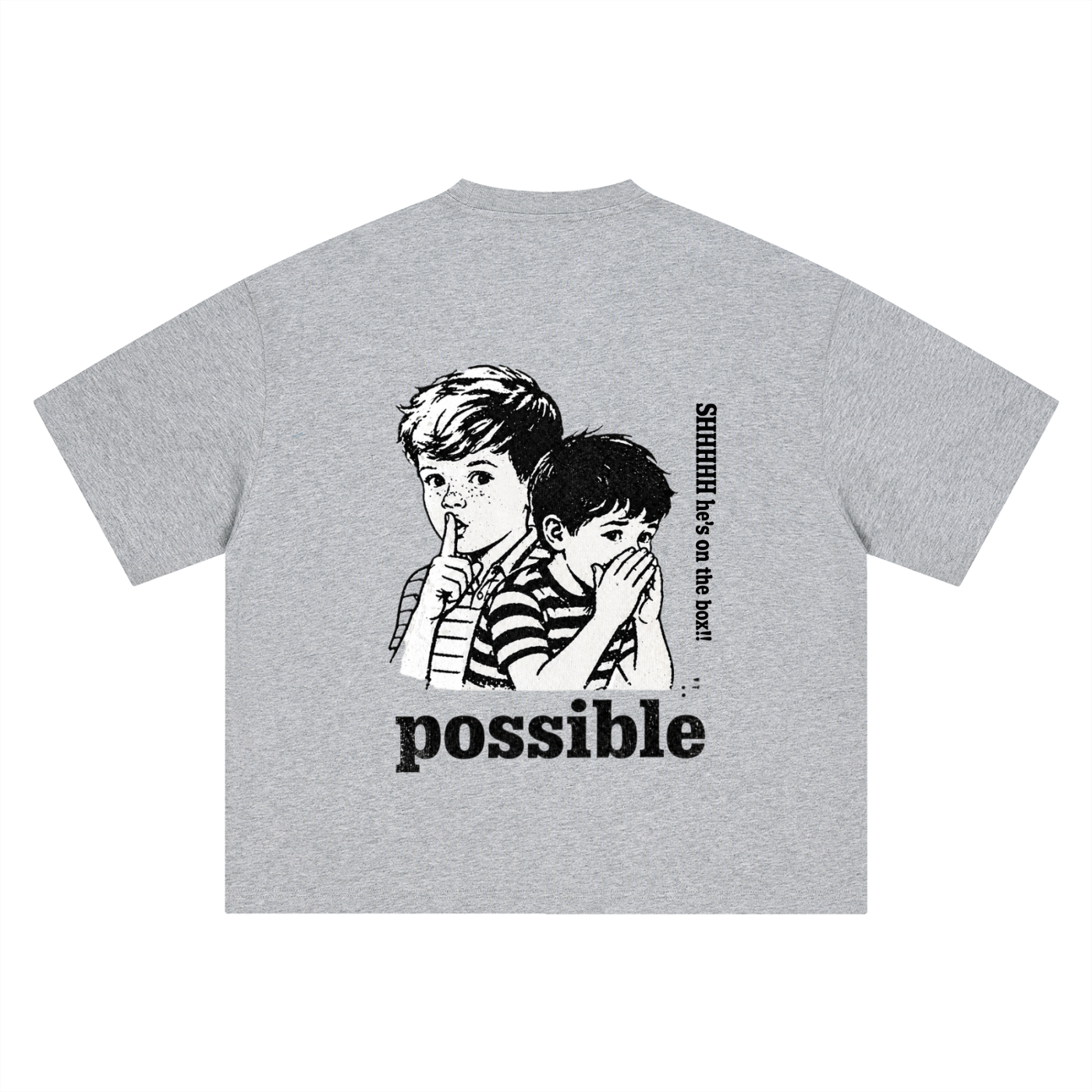 Boxy Shhhh Tee