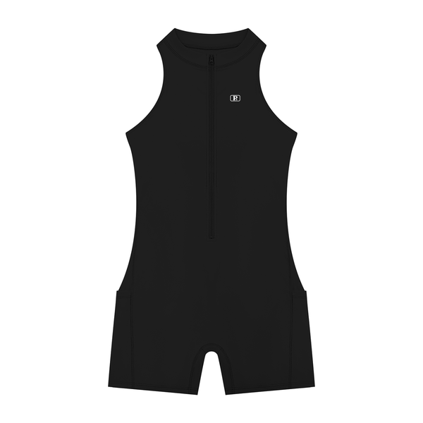 Women’s Half-Zip Yoga Romper