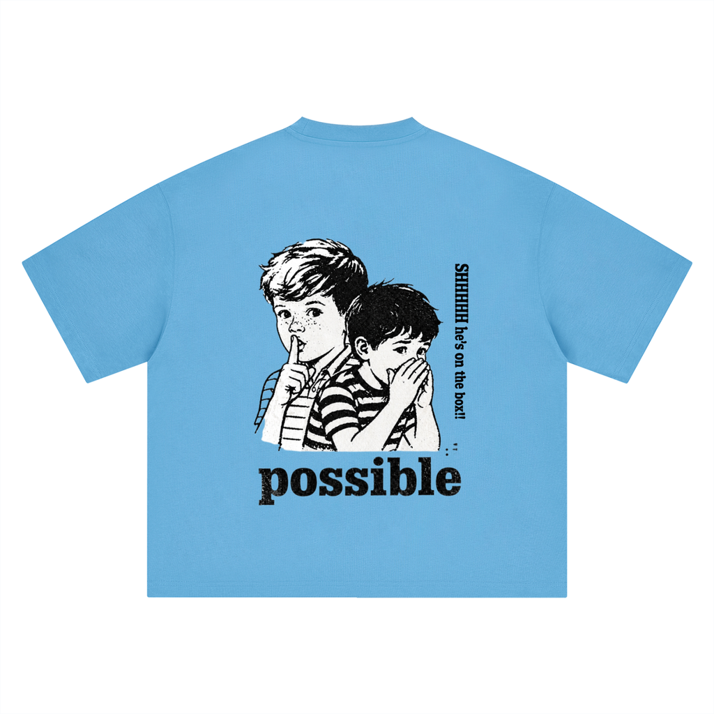 Boxy Shhhh Tee
